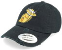 Abducted 【 Pizza Black Destroyed Dad Cap - 】 黒色 ブラック キャップ 帽子 バッグ 小物 ブランド雑貨 帽子 メンズ帽子 キャップ(4)