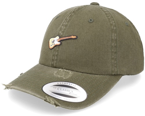 Abducted 【 Tele Guitar Patch Olive Destroyed Dad Cap 】 olive オリーブ キャップ 帽子 バッグ 小物 ブランド雑貨 帽子 メンズ帽子 キャップ