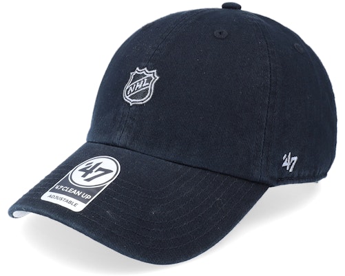 フォーティーセブンブランド 47 Brand 【 Nhl Current Shield Logo Base Runner Clean Up Black Dad Cap - 】 ロゴ 黒色 ブラック キャップ 帽子 バッグ 小物 ブランド雑貨 帽子 メンズ帽子 キャップ