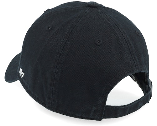 【★スーパーSALE★6/11午前2時迄】フォーティーセブンブランド 47 Brand 【 Nhl Logo Base Runner Clean Up Black Dad Cap - 】 ロゴ 黒色 ブラック キャップ 帽子 バッグ 小物 ブランド雑貨 帽子 メンズ帽子 キャップ