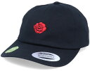アイコニック Iconic 【 Organic Tiny Red Rose Petal Black Dad Cap - 】 Red 赤・レッド Rose ローズ 黒色 ブラック キャップ 帽子 バッグ 小物 ブランド雑貨 帽子 メンズ帽子 キャップ