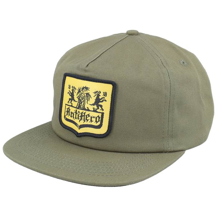 Antihero 【 Coat Of Arms Olive Halfmoon Snapback Men Green 】 olive オリーブ Snapback スナップバ..