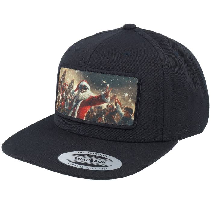Ho-Ho-Hats 【 Santa Claus All In X-Mas Party Black Snapback Men Black 】 黒色 ブラック Snapback ..