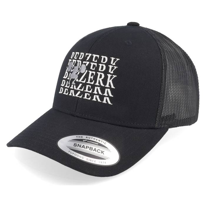 Berzerk 【 Fitness Workout Man Black Trucker Men Black 】 フィットネス workout ワークアウト 黒色 ブラック トラッカー バッグ 小物 ブランド雑貨 帽子 メンズ帽子 キャップ メンズ 黒色 ブラック