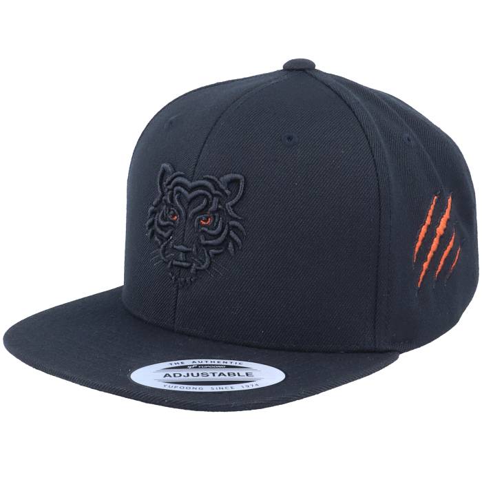 Kiddo Cap 【 Kids 3D Tiger Black/Orange Black Snapback Kids Black 】 黒色 ブラック Snapback スナップバック バッグ キッズ ベビー マタニティ キッズファッション 帽子 キャップ ジュニア キッズ 黒色 ブラッ