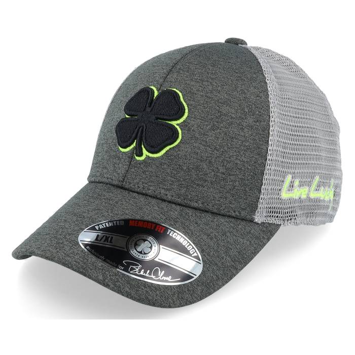 Black Clover 【 Perfect Luck 8 Dark Grey/Light Grey Mesh Flexfit Men Grey 】 灰色 グレー バッグ 小物 ブランド雑貨 帽子 メンズ帽子 キャップ メンズ 灰色 グレー