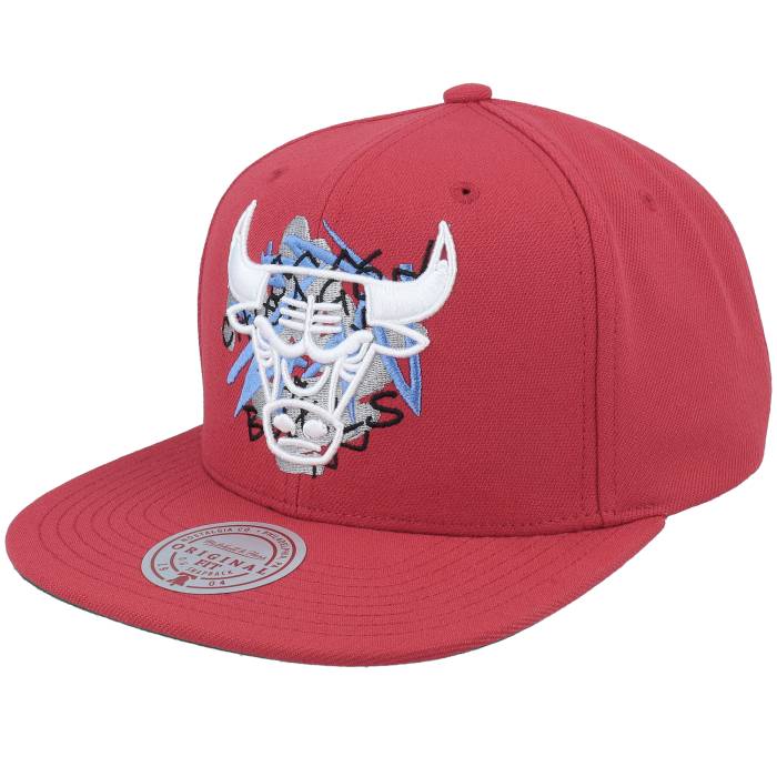 ミッチェル&ネス Mitchell & Ness 【 Chicago Bulls Fruit Loops Red Snapback Men Red 】 シカゴ ブルズ Red 赤・レッド Snapback スナップバック バッグ バッグ 小物 ブランド雑貨 帽子 メンズ帽子 キャップ メン