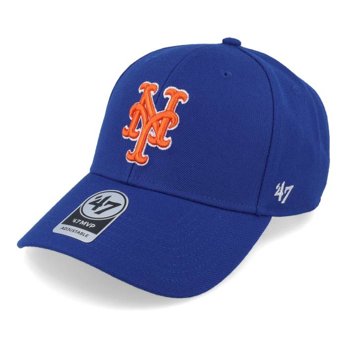フォーティーセブンブランド 47 Brand 【 New York Mets Mvp Royal/Orange Adjustable Men Blue 】 メッツ バッグ 小物 ブランド雑貨 帽子 メンズ帽子 キャップ メンズ 青色 ブルー