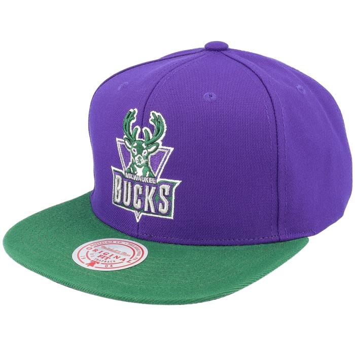 ミッチェル&ネス Mitchell & Ness 【 Milwaukee Bucks Core Basic Purple Snapback Men Purple 】 ミル..
