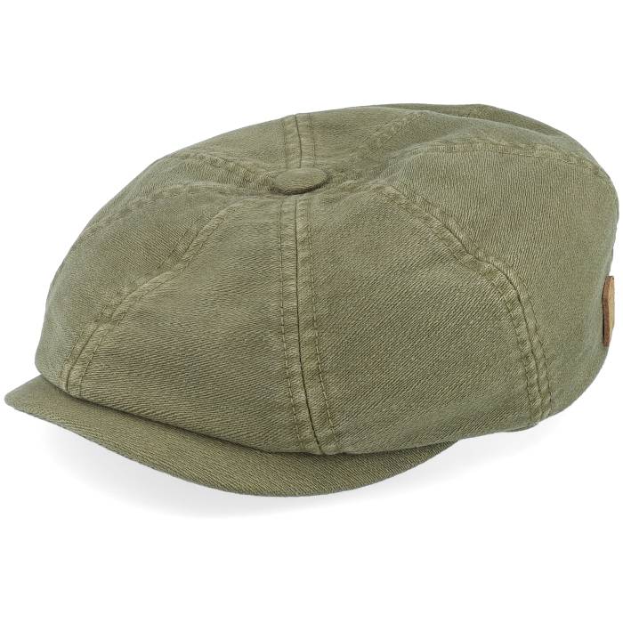���ƥåȥ��� Stetson �� Hatteras Cotton X The Feebles Flat Cap Men Green �� ����...