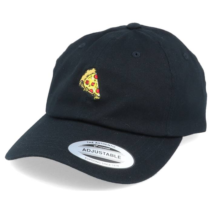 アイコニック Iconic 【 Pizza Slice Of Heaven Organic Dad Cap Black Adjustable Men Black 】 キャップ 帽子 黒色 ブラック バッグ 小物 ブランド雑貨 帽子 メンズ帽子 キャップ メンズ 黒色 ブラック