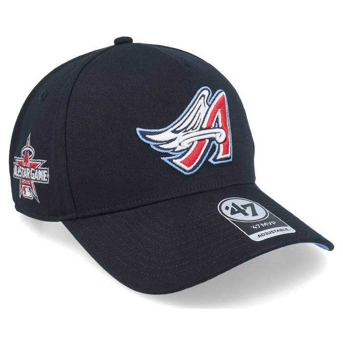 フォーティーセブンブランド 47 Brand 【 Hatstore Exclusive X Los Angeles Angels Coops All Star Game Sure Shot Mvp Dt Black A-Frame Adjustable Men Black 】 angels エンジェルス Game ゲーム 黒色 ブラック メンズ 黒色 ブラ