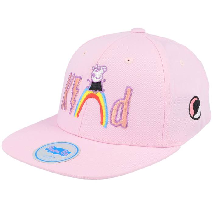 Peppa Pig �� Kids Pink Kind Rainbow Snapback Kids Pink �� pink �ԥ� ���� �쥤��ܡ� Snapback ���ʥåץХå� �Хå� ���å� �٥ӡ� �ޥ��˥ƥ� ���å��ե��å���� ˹�� ����å� ����˥� ���å� pink ��