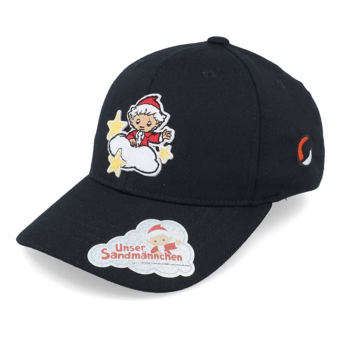 【 Kids Black 】 キッズ ベビー マタニティ キッズファッション 帽子 キャップ ジュニア キッズ 黒色 ..