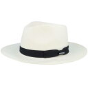 ステットソン Stetson 【 Traveller Toyo Bleached White Straw Men White 】 白色 ホワイト バッグ 小物 ブランド雑貨 帽子 メンズ帽子 ハット メンズ 白色 ホワイト