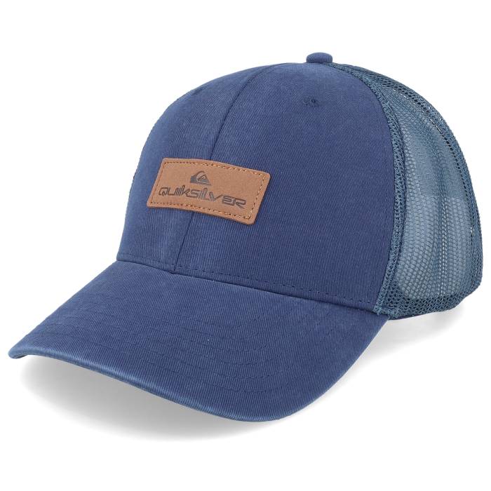 【★スーパーSALE★3/11深夜2時迄】クイックシルバー Quiksilver 【 Down The Hatch Crown Blue Men Blue 】 ダウン 青色 ブルー バッグ 小物 ブランド雑貨 帽子 メンズ帽子 キャップ メンズ 青色 ブルー