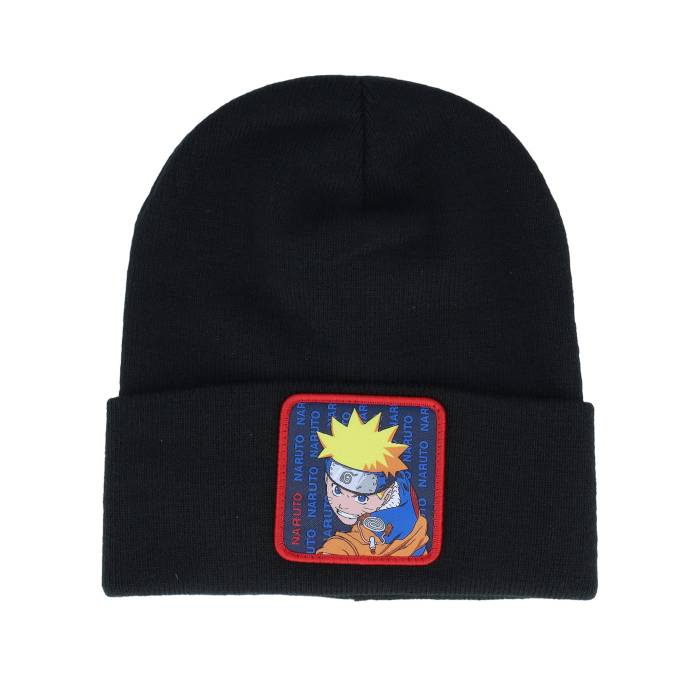 Capslab 【 Naruto Beanie Black Cuff Men Black 】 キャップ 帽子 黒色 ブラック バッグ 小物 ブランド雑貨 帽子 メンズ帽子 ニット帽 メンズ 黒色 ブラック