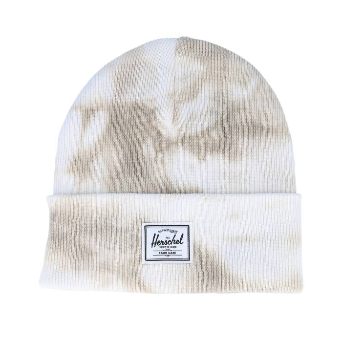 Herschel 【 Elmer Tie Dye Cobblestone Cuff Men Beige 】 ネクタイ バッグ 小物 ブランド雑貨 帽子 メンズ帽子 ニット帽 メンズ ベージュ