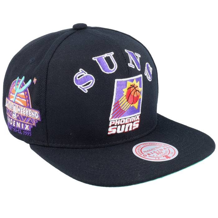 ミッチェル&ネス Mitchell & Ness 【 Phoenix Suns My Squad Black Snapback Men Black 】 フェニックス サンズ 黒色 ブラック Snapback スナップバック バッグ バッグ 小物 ブランド雑貨 帽子 メンズ帽子 キャップ