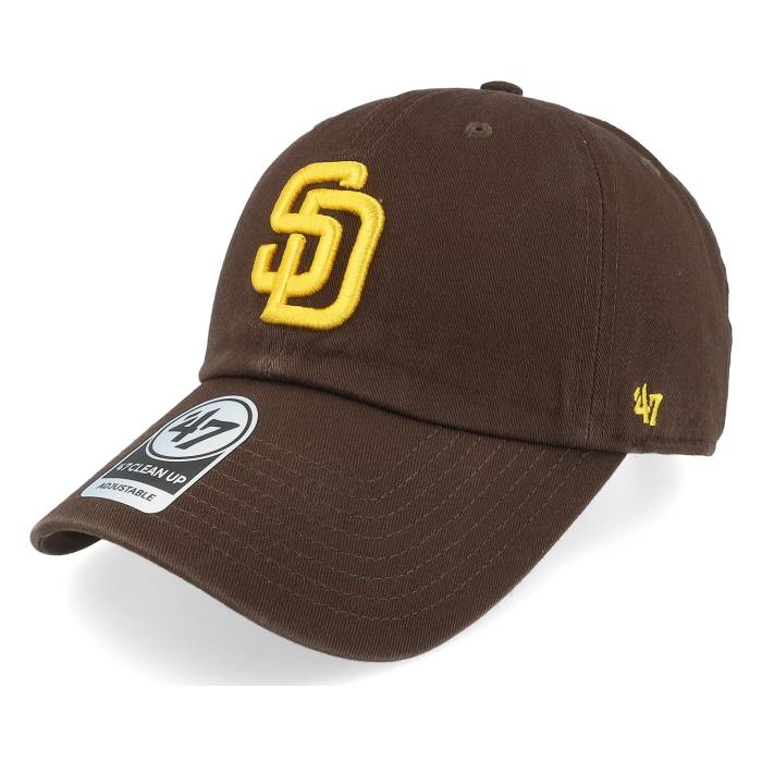 フォーティーセブンブランド 47 Brand 【 San Diego Padres Clean Up Brown Dad Cap Men Brown 】 パドレス 茶色 ブラウン キャップ 帽子 バッグ 小物 ブランド雑貨 帽子 メンズ帽子 キャップ メンズ 茶色 ブラ