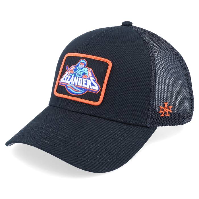 アメリカンニードル American Needle 【 New York Islanders Valin Black Trucker Men Black 】 アイランダース 黒色 ブラック トラッカー バッグ 小物 ブランド雑貨 帽子 メンズ帽子 キャップ メンズ 黒色 ブラ