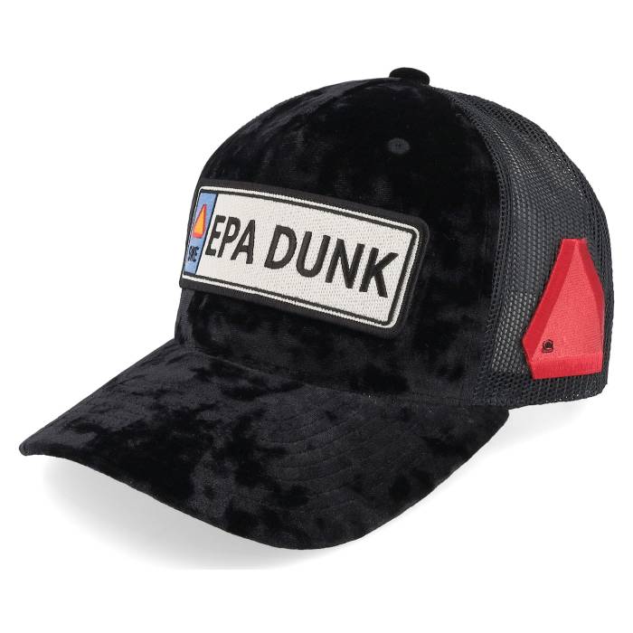 アイコニック Iconic 【 Epa Dunk Registreringsskylt Velvet Black A-Frame Trucker Men Black 】 ダ..