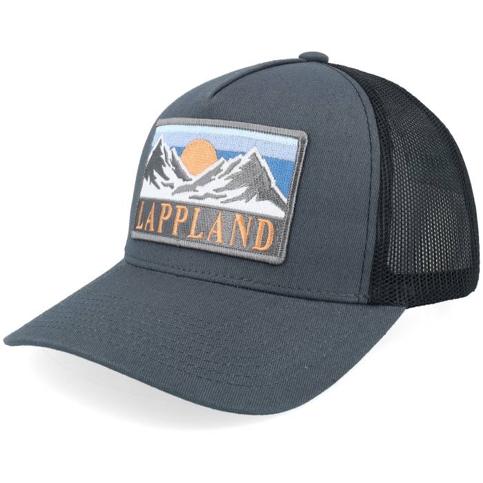 Wild Spirit 【 Swedish Lappland Landscape Grey/Black A-Frame Trucker Men Grey 】 トラッカー バッグ 小物 ブランド雑貨 帽子 メンズ帽子 キャップ メンズ 灰色 グレー