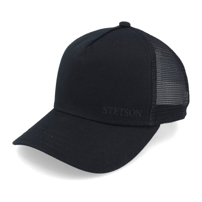 ���ƥåȥ��� Stetson �� Kids Cap Cotton Black Trucker Kids Black �� ����å� ˹�� ���� �֥�å� �ȥ�å��� ���å� �٥ӡ� �ޥ��˥ƥ� ���å��ե��å���� ˹�� ����å� ����˥� ���å� ���� �֥��