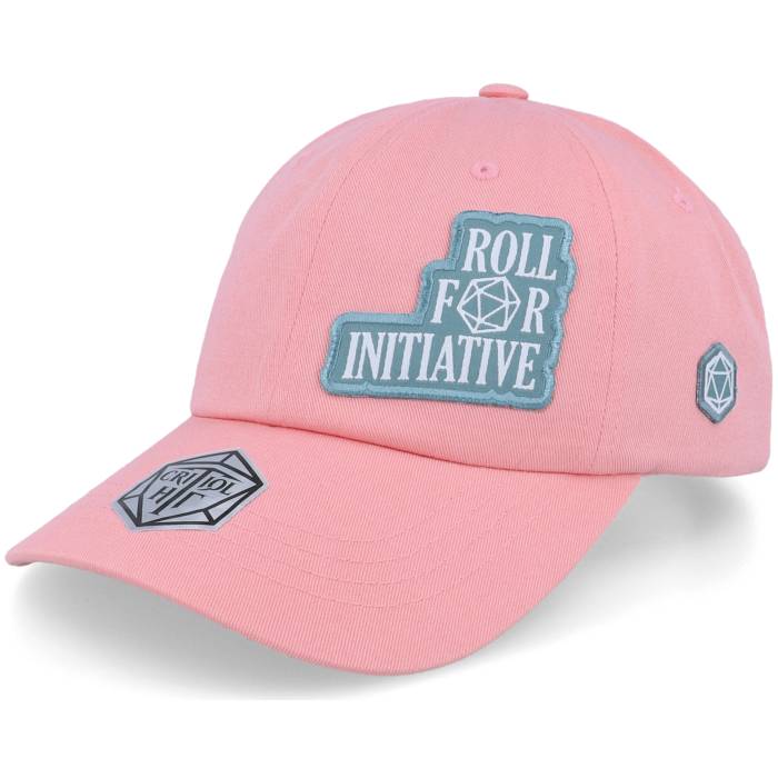 Critiql Hit 【 Roll For Initiative Patch Pink Dad Cap Men Pink 】 pink ピンク キャップ 帽子 バッグ 小物 ブランド雑貨 帽子 メンズ帽子 キャップ メンズ pink ピンク