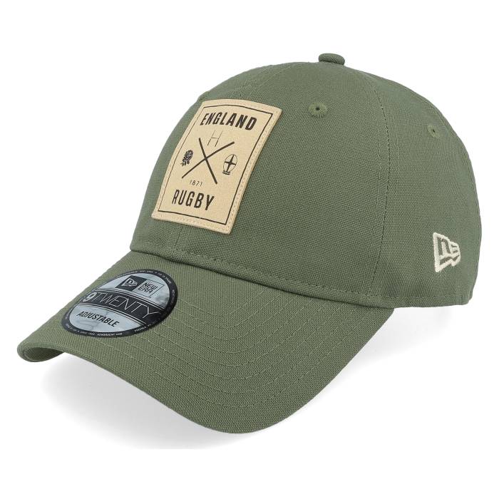 ニューエラ New Era 【 England Rugby Canvas 9Twenty Olive Dad Cap Men Green 】 ラグビー olive オリーブ キャップ 帽子 バッグ 小物 ブランド雑貨 帽子 メンズ帽子 キャップ メンズ green 緑・グリーン