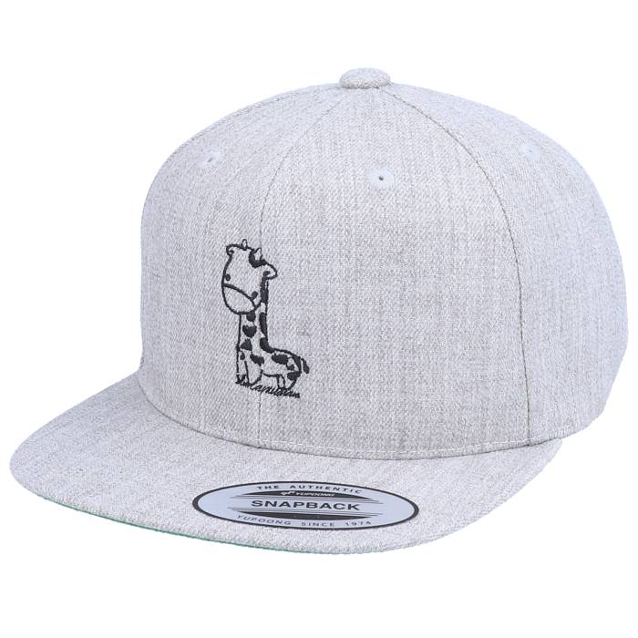 Kiddo Cap 【 Kids Lovely Giraffe Heather Grey Snapback Kids Grey 】 heather ヘザー 灰色 グレー S..