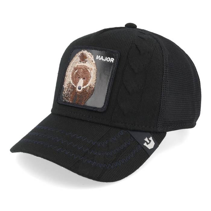 【★スーパーSALE★3/11深夜2時迄】Goorin Bros. 【 Ursa Major Snug Lyfe A-Frame Trucker Men Black 】 トラッカー バッグ 小物 ブランド雑貨 帽子 メンズ帽子 キャップ メンズ 黒色 ブラック