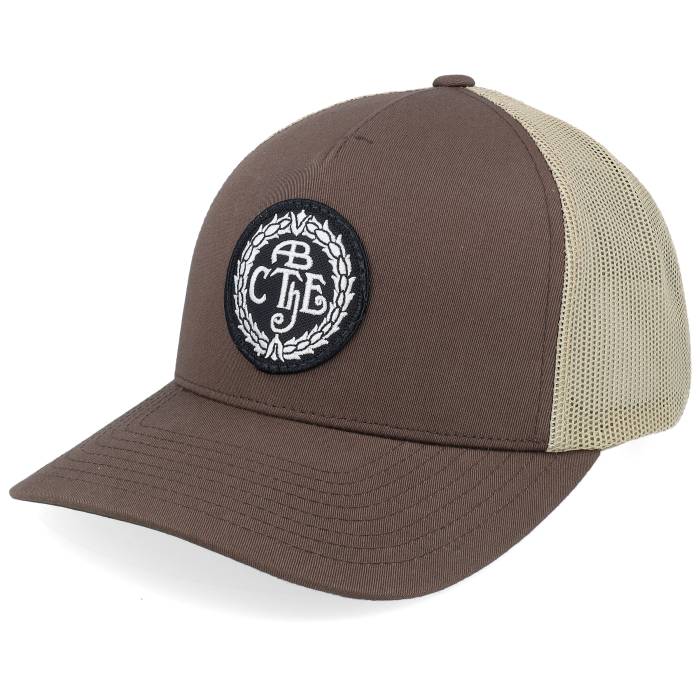 Cth Ericson 【 Logo Cap Brown/Khaki A-Frame Trucker Men Brown 】 ロゴ キャップ 帽子 トラッカー バッグ 小物 ブランド雑貨 帽子 メンズ帽子 キャップ メンズ 茶色 ブラウン