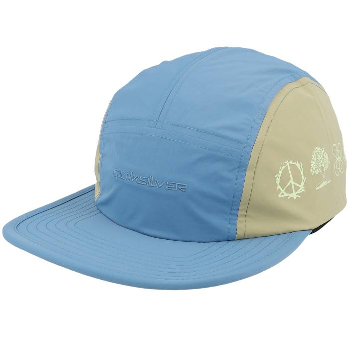 【★スーパーSALE★3/11深夜2時迄】クイックシルバー Quiksilver 【 Camp Stacker 2 Coronet Blue 5-Panel Men Blue 】 青色 ブルー バッグ 小物 ブランド雑貨 帽子 メンズ帽子 キャップ メンズ 青色 ブルー