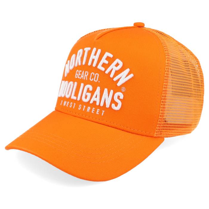 Northern Hooligans 【 3 West Street Cap Orange Trucker Men Orange 】 street ストリート キャップ 帽子 orange 橙・オレンジ トラッカー バッグ 小物 ブランド雑貨 帽子 メンズ帽子 キャップ メンズ orange 橙・オ