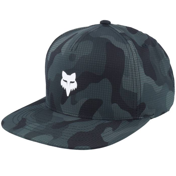 フォックス Fox 【 Head Camo Tech Black Camo Snapback Men Black 】 カモ柄 テック 黒色 ブラック Snapback スナップバック バッグ バッグ 小物 ブランド雑貨 帽子 メンズ帽子 キャップ メンズ 黒色 ブラック