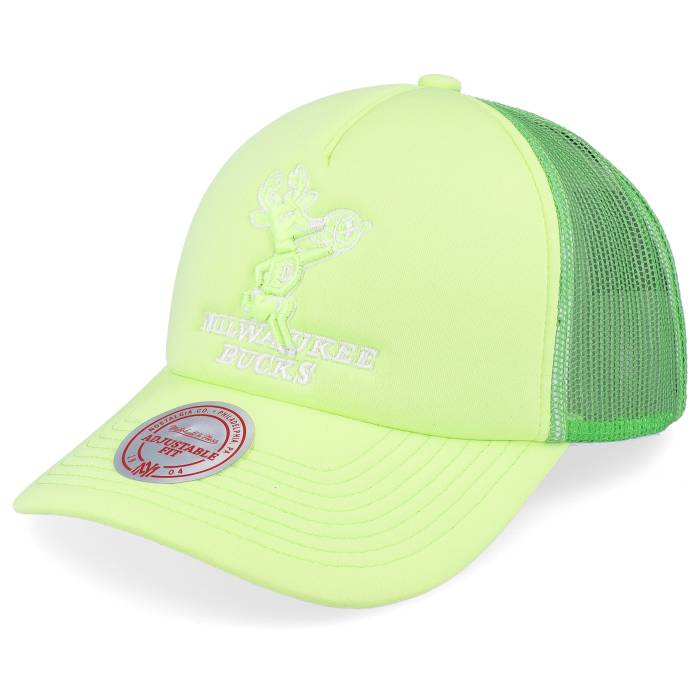 ミッチェル&ネス Mitchell & Ness 【 Milwaukee Bucks Nba Pastel Green Trucker Men Green 】 ミルウォーキー バックス green 緑・グリーン トラッカー バッグ 小物 ブランド雑貨 帽子 メンズ帽子 キャップ メン