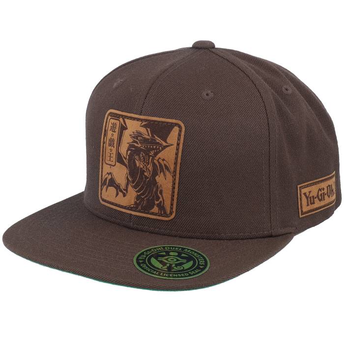 Yu-Gi-Oh!  白色 ホワイト ドラゴン 茶色 ブラウン Snapback スナップバック バッグ メンズ 茶色 ブラウン