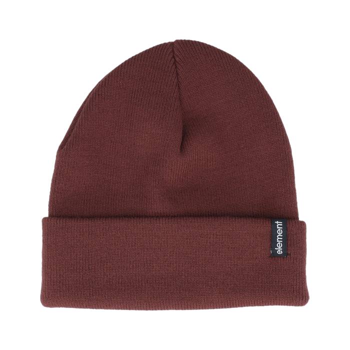 エレメント Element 【 Dusk Low Beanie Decadent Chocolate Cuff Men Brown 】 キャップ 帽子 バッグ 小物 ブランド雑貨 帽子 メンズ帽子 ニット帽 メンズ 茶色 ブラウン