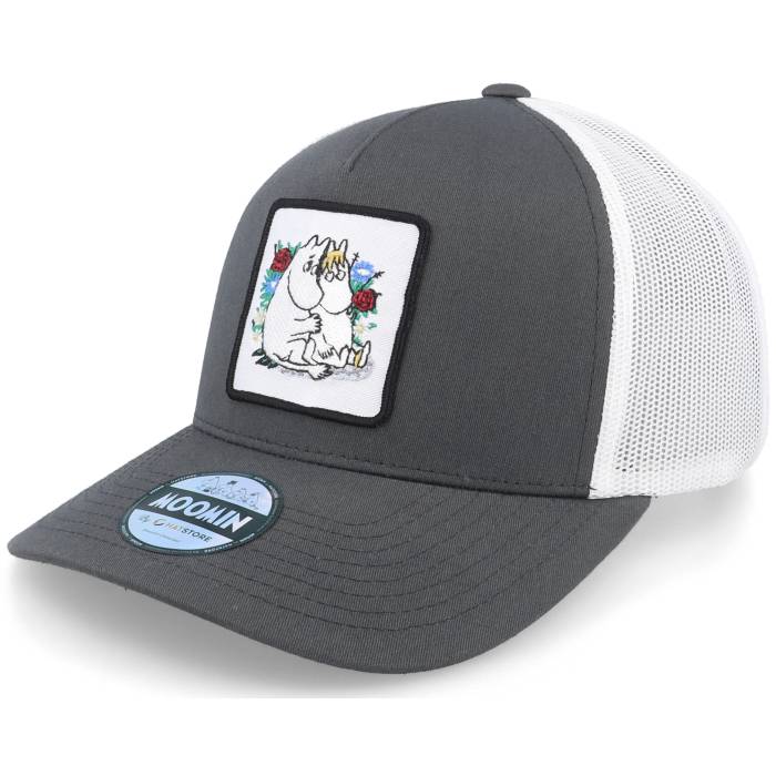Moomin 【 Best Friends Charcoal/White Trucker Men Grey 】 トラッカー バッグ 小物 ブランド雑貨 帽..
