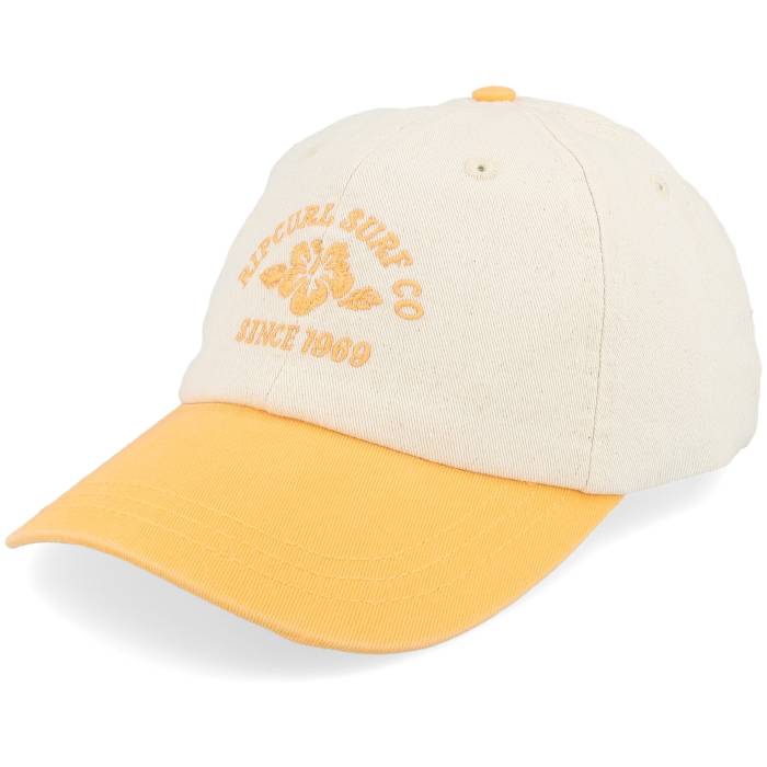 リップカール Rip Curl 【 Global Destination Stone/Mango Dad Cap Men Beige 】 キャップ 帽子 バッグ 小物 ブランド雑貨 帽子 メンズ帽子 キャップ メンズ ベージュ