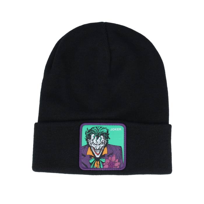 Capslab 【 Dc Comics Joker Beanie Black Cuff Men Black 】 DC ディーシー コミックス キャップ 帽子..