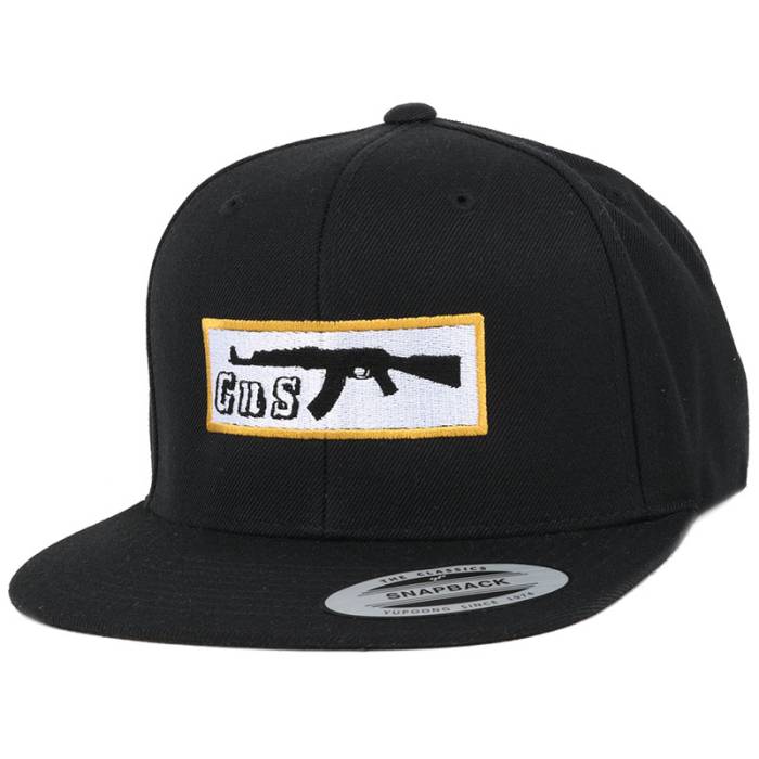 【★スーパーSALE★3/11深夜2時迄】Guns N Skulls 【 Box-Ak47 Black Snapback Men Black 】 黒色 ブラック Snapback スナップバック バッグ バッグ 小物 ブランド雑貨 帽子 メンズ帽子 キャップ メンズ 黒色 ブラック