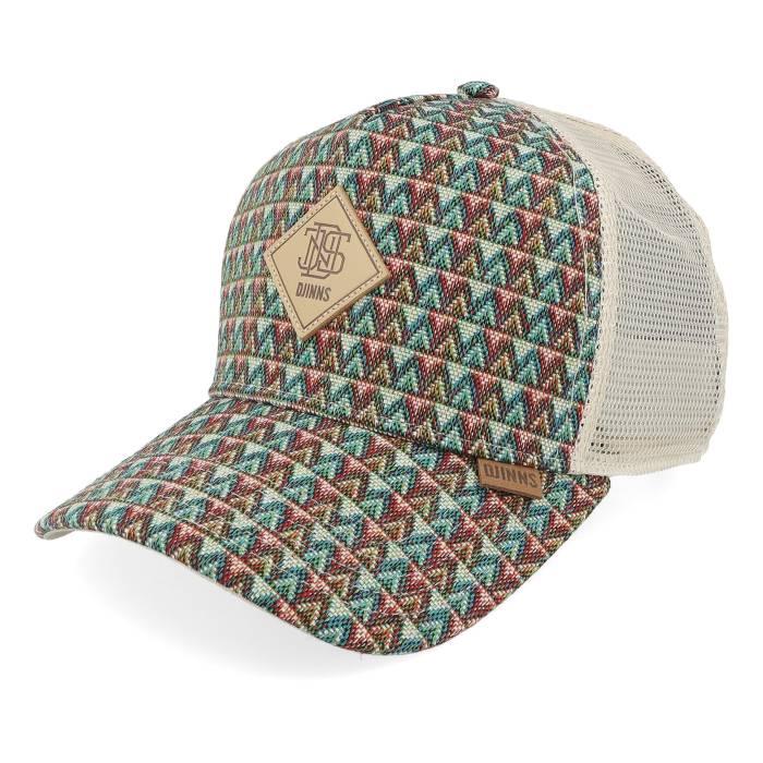 Djinns 【 Hft Cap Colour Triangle Khaki A-Frame Trucker Men 】 キャップ 帽子 カーキ トラッカー バッグ 小物 ブランド雑貨 帽子 メンズ帽子 キャップ メンズ