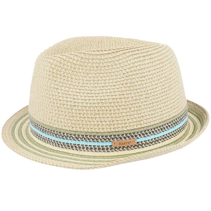 Barts �� Kids Hare Hat Straw Blue Trilby Kids Beige �� �Ŀ� �֥롼 ���å� �٥ӡ� �ޥ��˥ƥ� ���å��ե��å���� ˹�� �ϥå� ����˥� ���å� �١�����