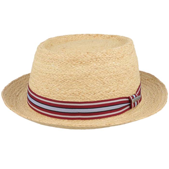ステットソン Stetson 【 Raffia Beige Pork Pie Men Beige 】 ベージュ バッグ 小物 ブランド雑貨 帽子 メンズ帽子 ハット メンズ ベージュ
