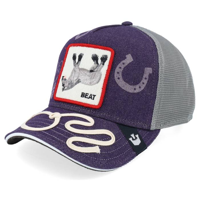 【★スーパーSALE★3/11深夜2時迄】Goorin Bros. 【 Dead Horse Horse Play Purple A-Frame Trucker Men Purple 】 Purple 紫・パープル トラッカー バッグ 小物 ブランド雑貨 帽子 メンズ帽子 キャップ メンズ Purple 紫・パープル