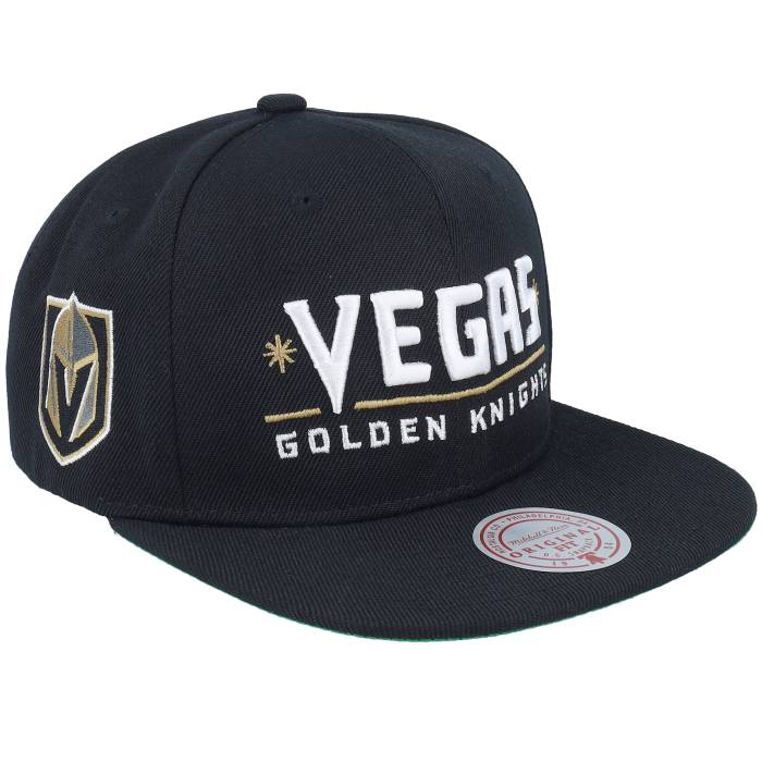 【★スーパーSALE★3/11深夜2時迄】ミッチェル&ネス Mitchell & Ness 【 Vegas Golden Knights Triple Play Black Snapback Men Black 】 ベガス ナイツ 黒色 ブラック Snapback スナップバック バッグ バッグ 小物 ブランド雑貨 帽子 メンズ帽子 キャッ