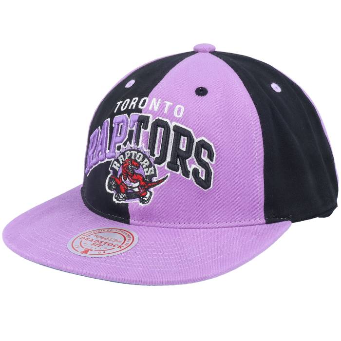 【★スーパーSALE★3/11深夜2時迄】ミッチェル&ネス Mitchell & Ness 【 Toronto Raptors Pinwheel Of Fortune Purple/Black Snapback Men Purple 】 トロント ラプターズ Snapback スナップバック バッグ バッグ 小物 ブランド雑貨 帽子 メンズ帽子 キャッ