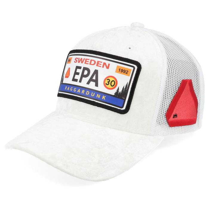 アイコニック Iconic 【 Epa Registreringsskylt Velvet White A-Frame Trucker Men White 】 白色 ホ..